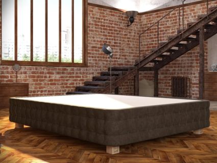 Кровать Mr.Mattress Twin Box велюр Toffee 256