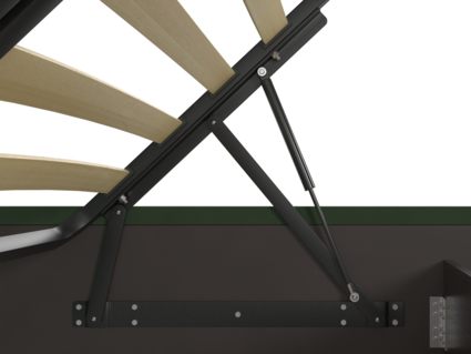 Кровать Lonax Милана велюр Dolly-1 (с подъемным механизмом) 160х195