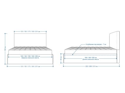 Кровать Lonax Фелиса велюр Dolly-3 (с подъемным механизмом) 160х190