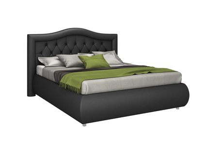 Кровать Sleeptek Premier 6 Экокожа Black (с подъемным механизмом) 120х200