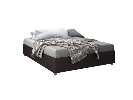 Кровать Sleeptek Premier 3 Экокожа Brown (с подъемным механизмом) 120х200