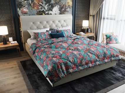 Кровать Димакс Андрия Крем с подъемным механизмом 140х200