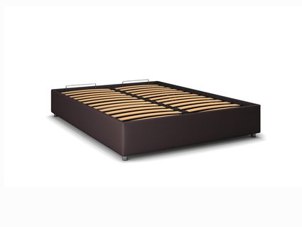 Кровать Sleeptek Premier 3 Экокожа Brown 253