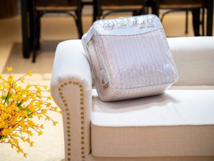 Плед Софи де Марко Полоса (пудра) 220х240