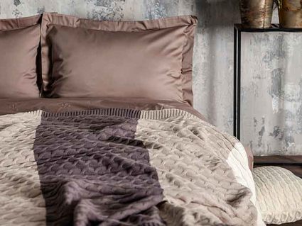 Комплект постельного белья Luxberry DAILY BEDDING молочный шоколад Евро