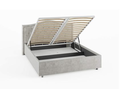 Кровать Сонум Ancona Рогожка Мокко (с подъемным механизмом) 200х200