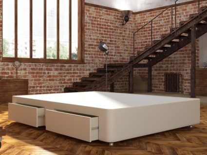 Кровать Mr.Mattress Site Box экокожа Beige 256