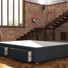 Кровать Mr.Mattress Site Box велюр Grey 140х195