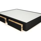 Кровать Mr.Mattress Site Box экокожа Black 160х200