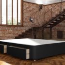 Кровать Mr.Mattress Site Box экокожа Black 140х190