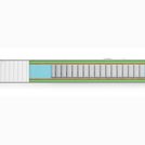 Матрас Denwir CLASSIC MIDDLE FOAM TFK 70х140