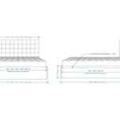 Кровать Lonax Аврора велюр Dolly-3 (с подъемным механизмом) 140х200