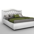 Кровать Sleeptek Premier 6 Экокожа White (с подъемным механизмом) 160х200