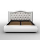 Кровать Sleeptek Premier 6 Экокожа White 160х200