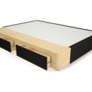 Кровать Mr.Mattress Site Box экокожа Black 180х190