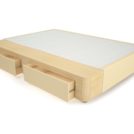 Кровать Mr.Mattress Site Box экокожа Beige 200х190